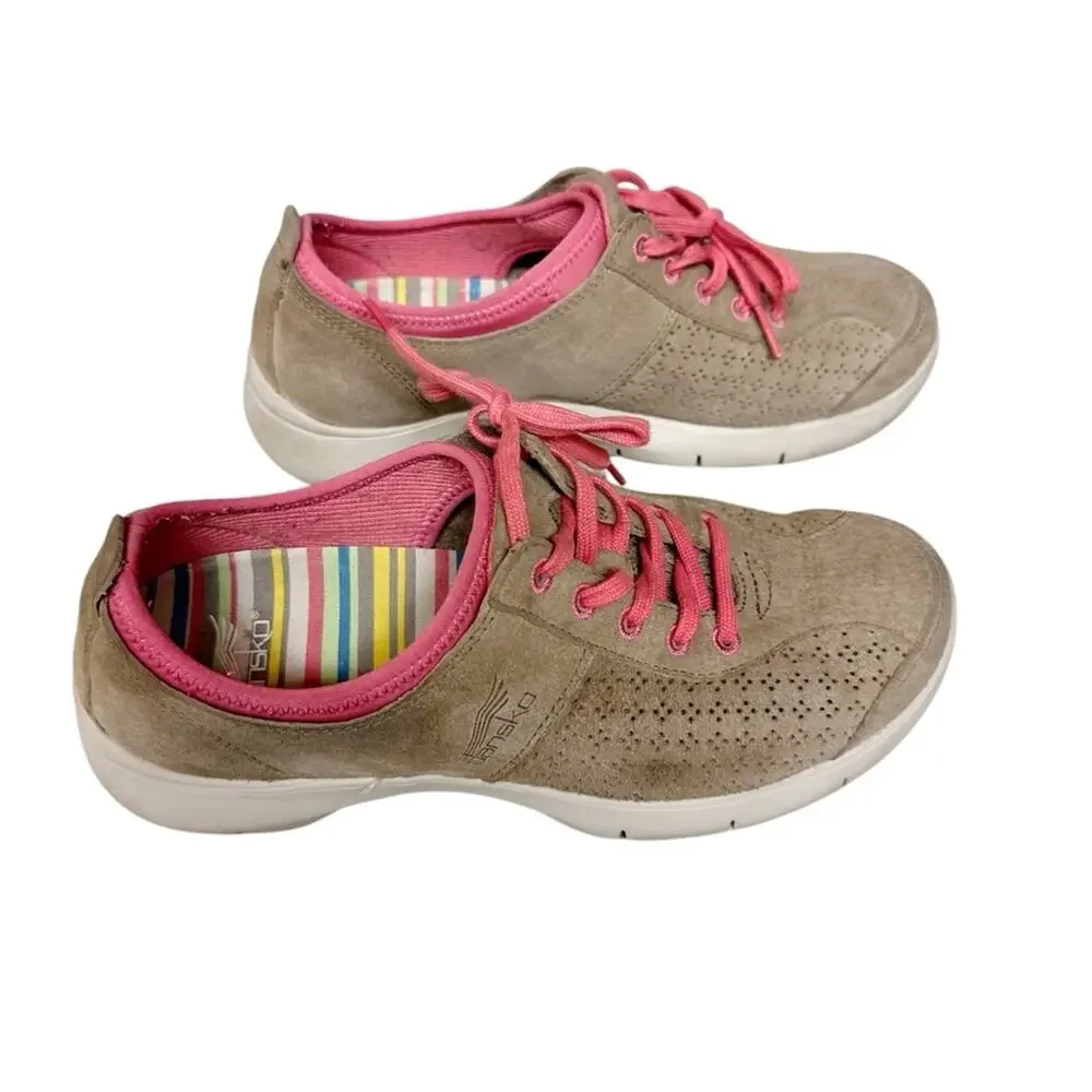 Dansko ‘Elise’ Suede Comfort Walking Shoes Oxford Sneaker